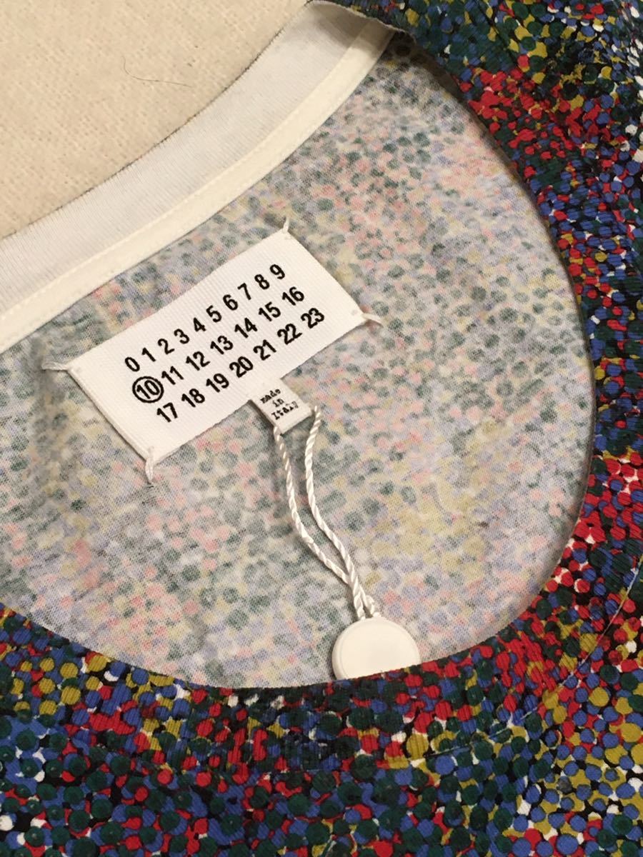 Maison Martin Margiela 半袖Tシャツ 50サイズ カラフルドット メゾンマルタンマルジェラ MADE IN ITALY イタリア製_画像3