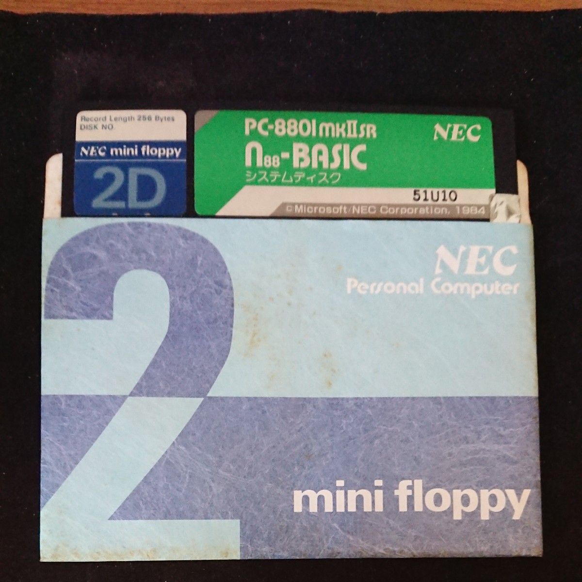 NEC Pc8801mk2SR n88-BASICディスク デモディスク(ジャンク NEC Pc8801mk2SR n88-BASICディスク デモディスク(ジャンク