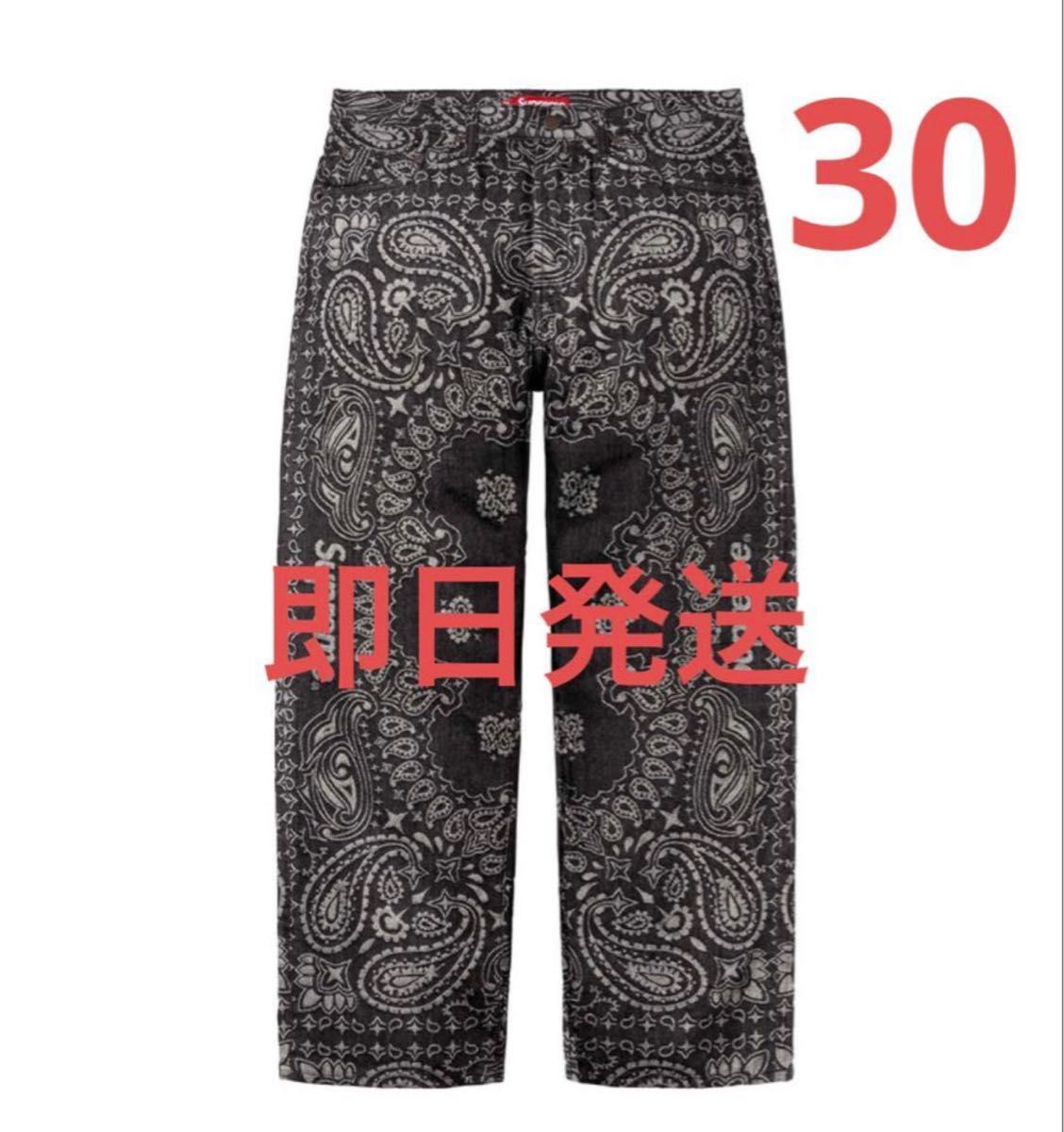 Supreme Bandana Jacquard Baggy Jean BLACK 30|Yahoo!フリマ Supreme Bandana Jacquard Baggy Jean BLACK 30|Yahoo!フリマ