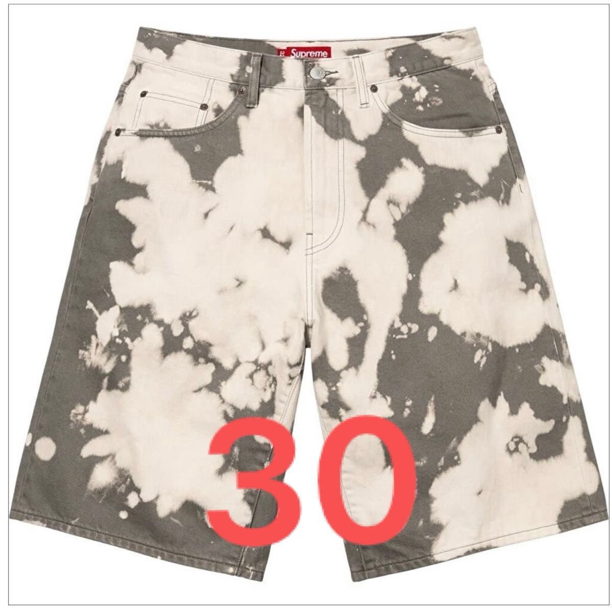 Supreme Baggy Denim Short Bleached 30|Yahoo!フリマ(旧 Supreme Baggy Denim Short Bleached 30|Yahoo!フリマ(旧