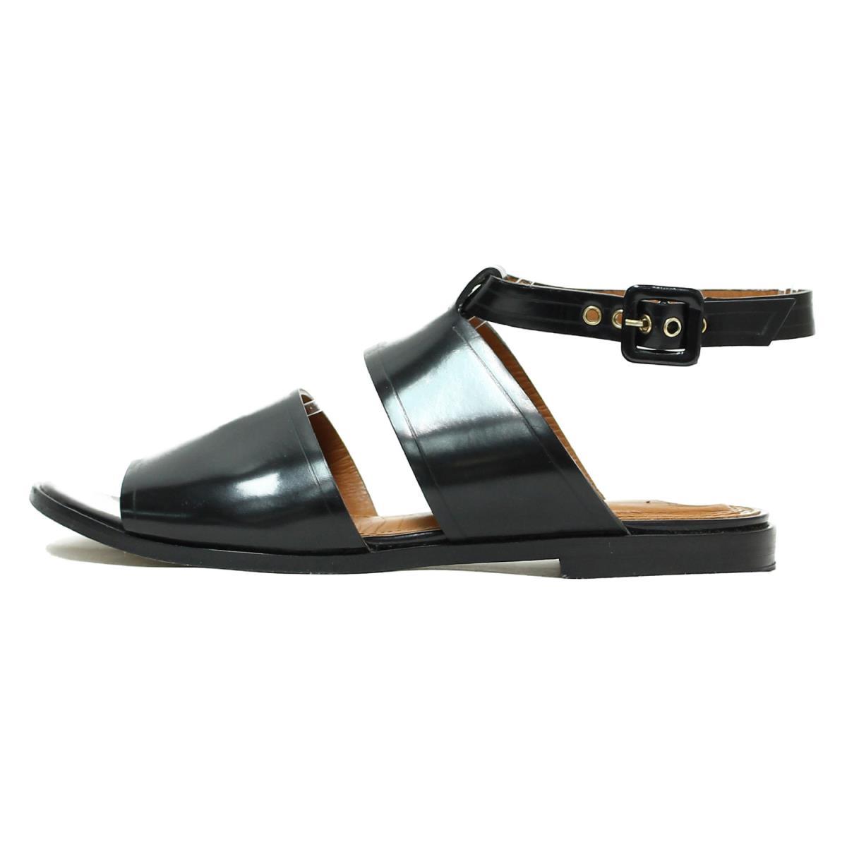 GIVENCHY ジバンシィ アンクルストラップ サンダル ブラック 35 22cm位