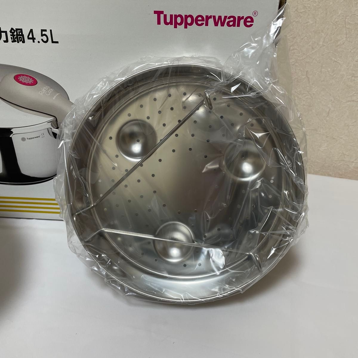 新品未使用】タッパーウェア レインボークッカー圧力鍋 4 5 新品未使用】タッパーウェア レインボークッカー圧力鍋 4 5