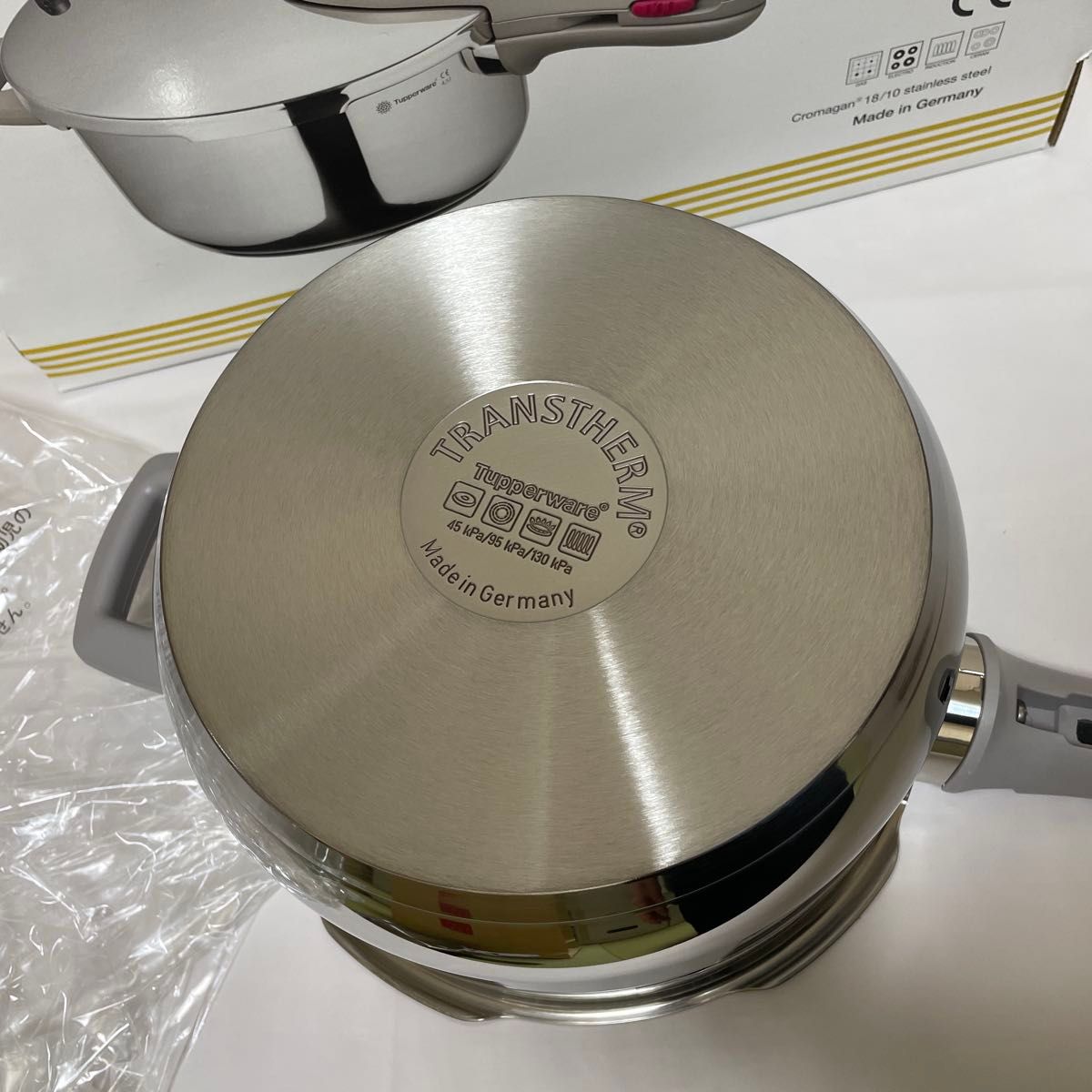 新品未使用】タッパーウェア レインボークッカー圧力鍋 4 5 新品未使用】タッパーウェア レインボークッカー圧力鍋 4 5