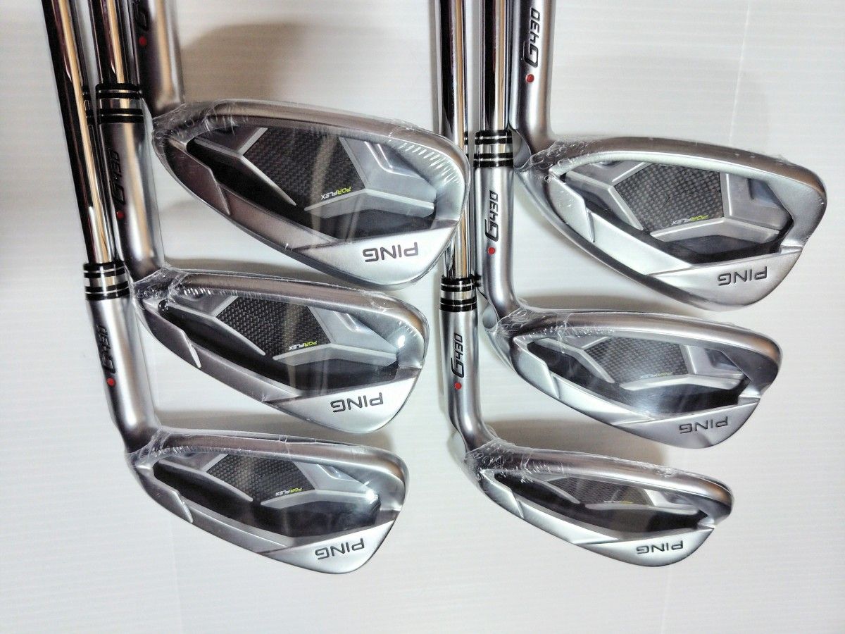 未使用G430 6i - PW 45° 6本/NS-PRO850GH NEO フレックスR/赤 未使用G430 6i - PW 45° 6本/NS-PRO850GH NEO フレックスR/赤