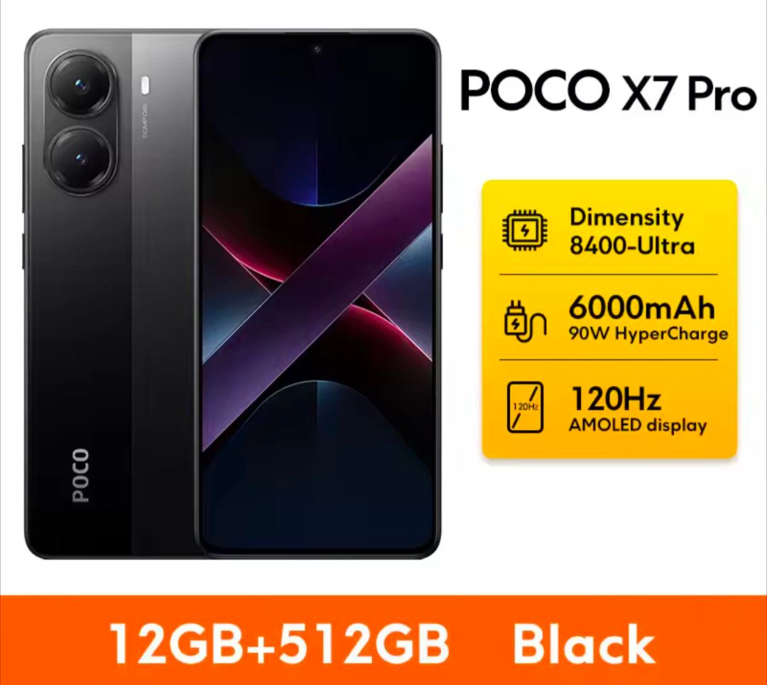新品 未開封 POCO X7Pro グローバル版 【12GB/512GB】ブラック 新品 未開封 POCO X7Pro グローバル版 【12GB/512GB】ブラック