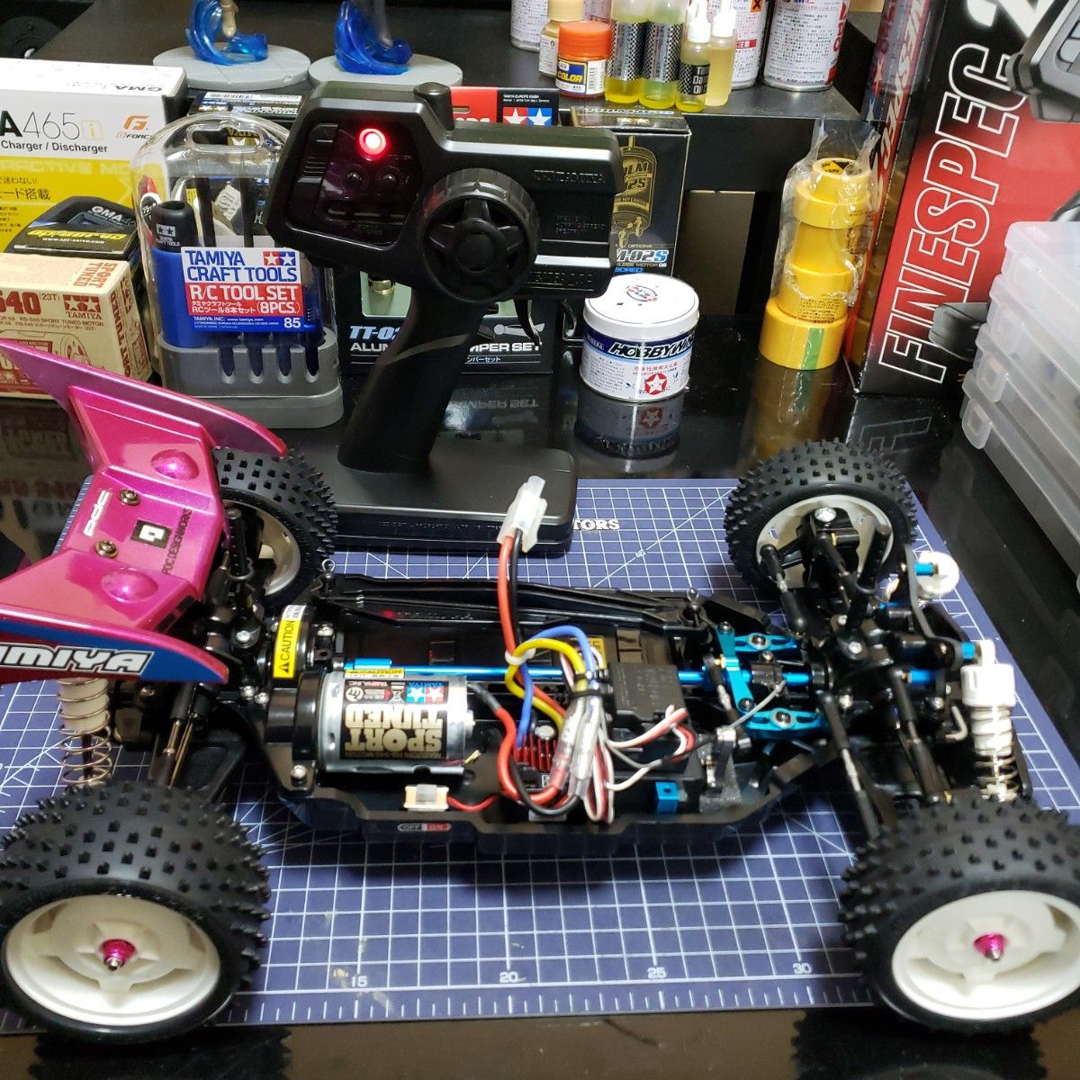タミヤ TT02B 4WD デュアルリッジ カスタム 新車 メカ 送受信機 タミヤ TT02B 4WD デュアルリッジ カスタム 新車 メカ 送受信機