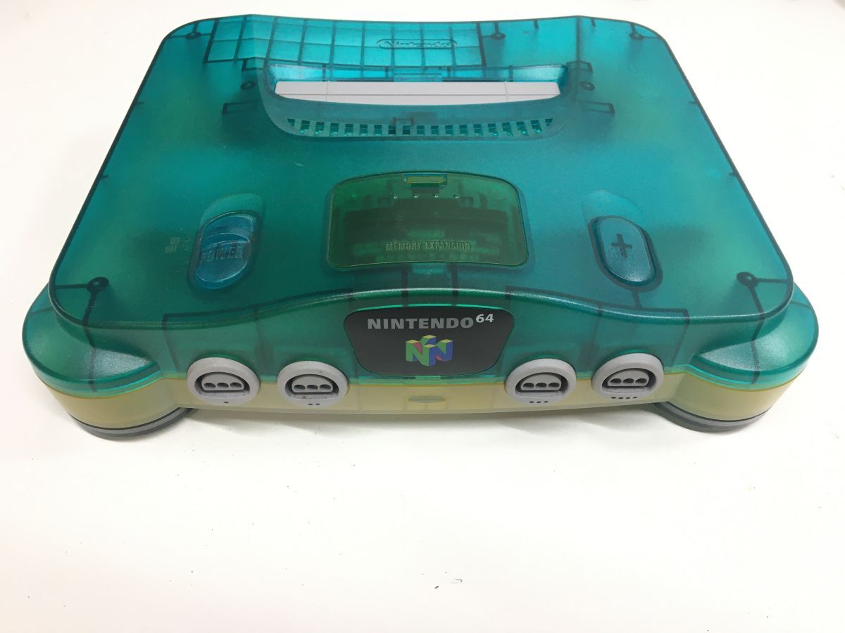 任天堂 NINTENDO64 NUS-001 N64 クリアブルー ニンテンドウ64 任天堂 NINTENDO64 NUS-001 N64 クリアブルー ニンテンドウ64