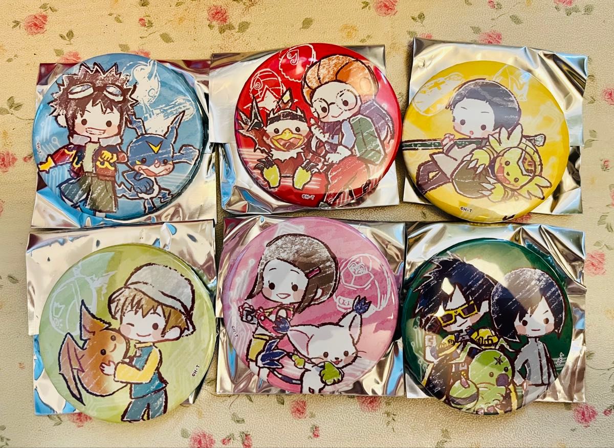 全6種セット 「デジモンアドベンチャー02 ブラインド缶バッジ 全6種セット 「デジモンアドベンチャー02 ブラインド缶バッジ