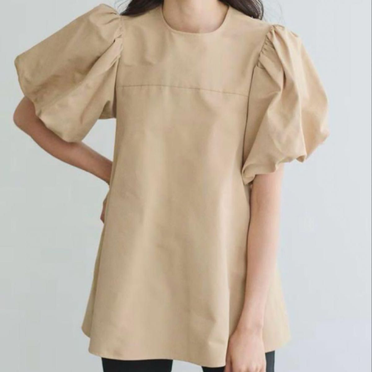 笹川友里さんコラボ】#Newans パフスリーブAラインブラウス 完売 笹川友里さんコラボ】#Newans パフスリーブAラインブラウス 完売