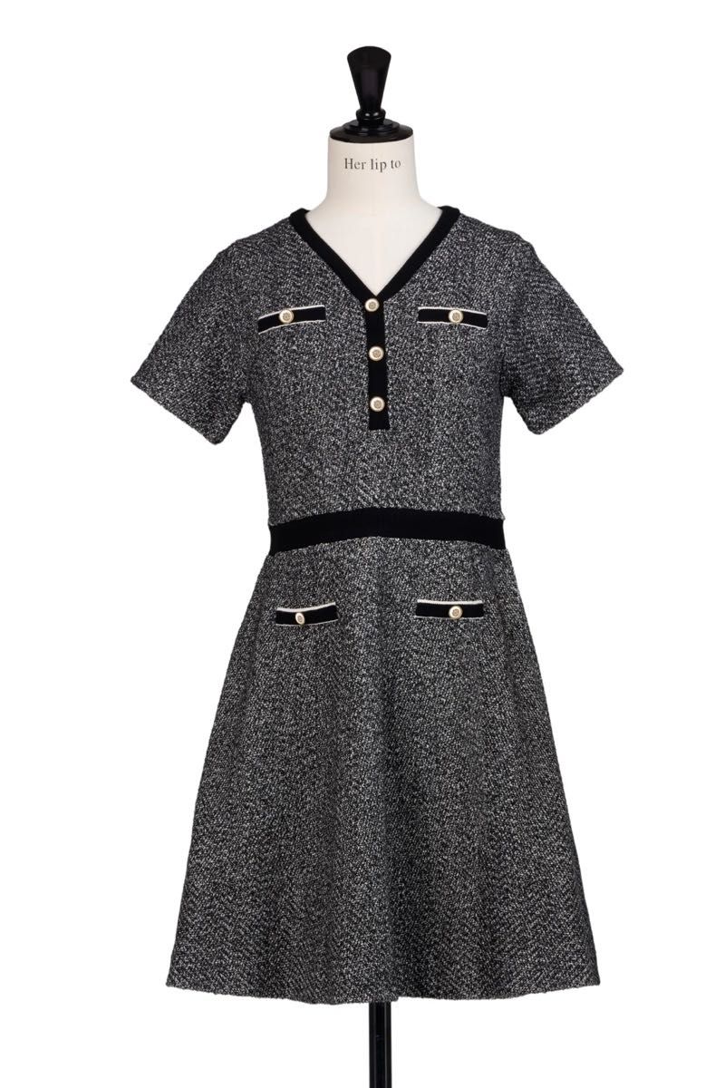 San Rocco Tweed Knit Dress BLACK Sサイズ Herlipto|Yahoo San Rocco Tweed Knit Dress BLACK Sサイズ Herlipto|Yahoo