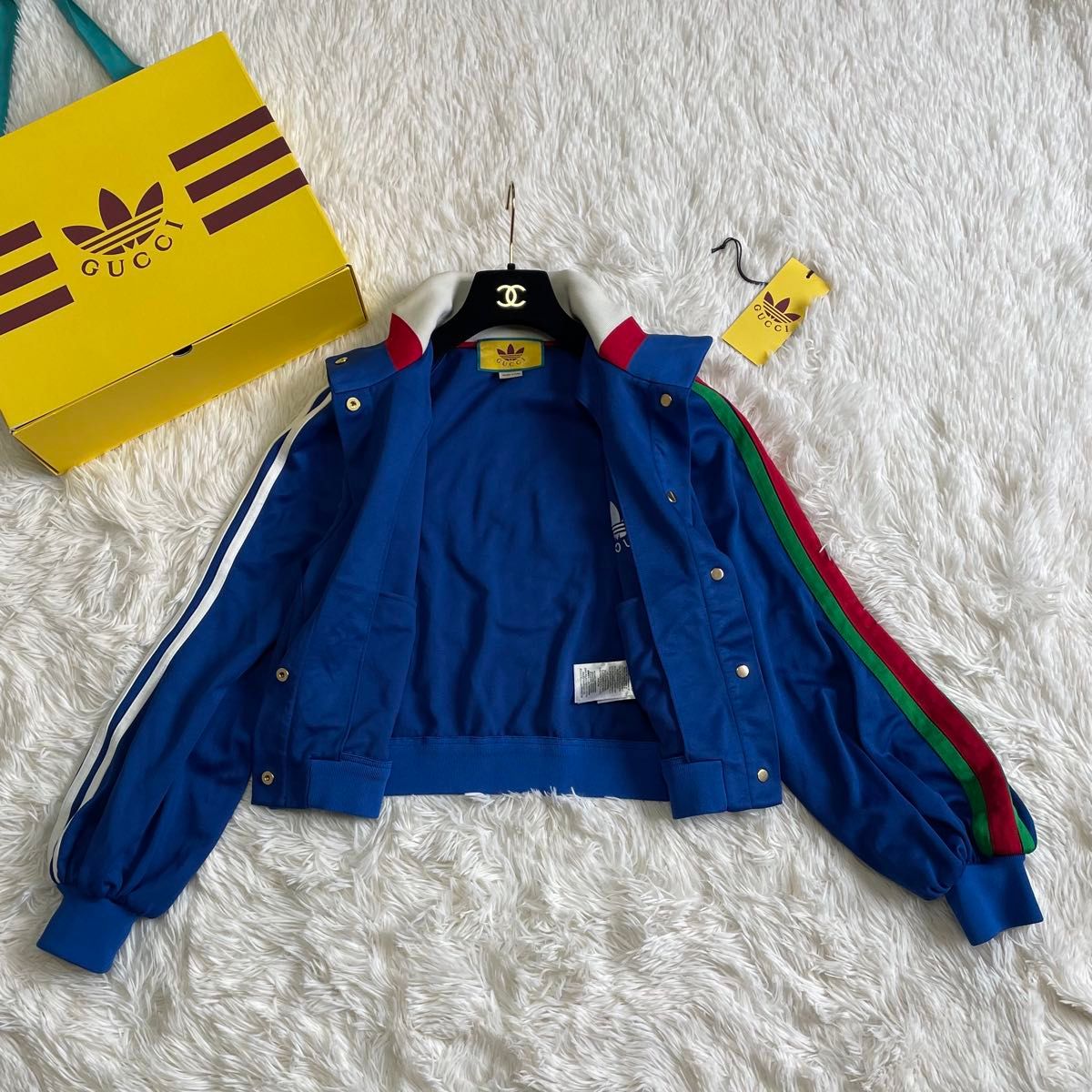 アディダス × グッチ リバーシブル フーディージャケット GUCCI × adidasグッチ アディダス コラボ ジャージ ジャケット
