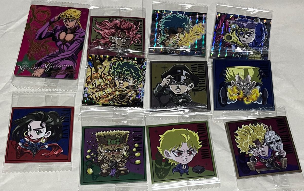 ジョジョ ウエハースカード にふぉるめーしょん まとめ売り 黄金 ジョジョ ウエハースカード にふぉるめーしょん まとめ売り 黄金