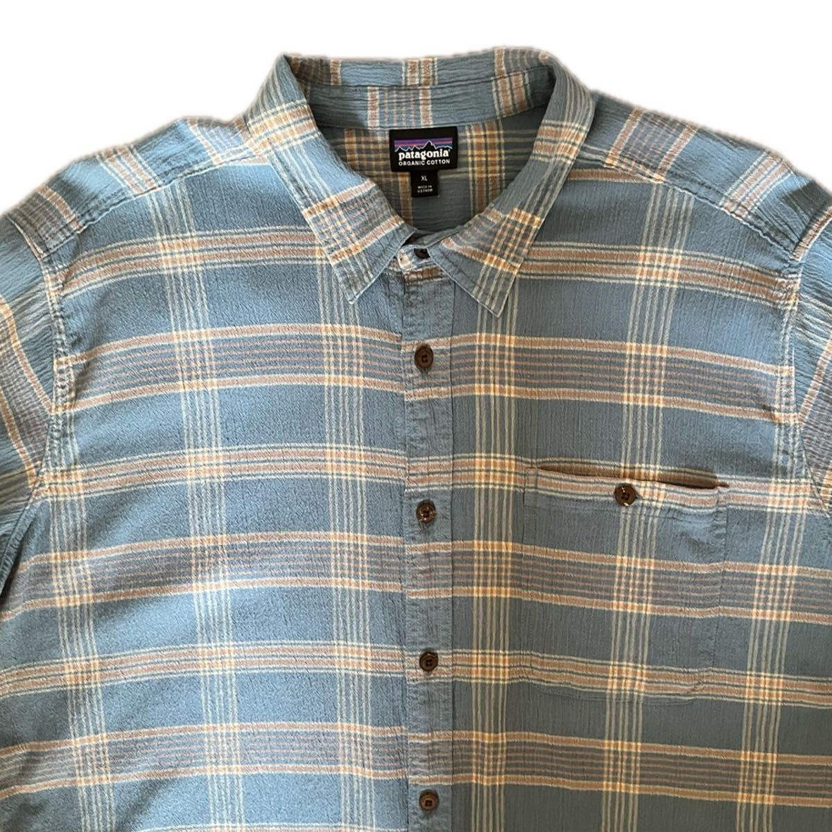 patagonia パタゴニア チェック柄半袖シャツ オーガニック patagonia パタゴニア チェック柄半袖シャツ オーガニック