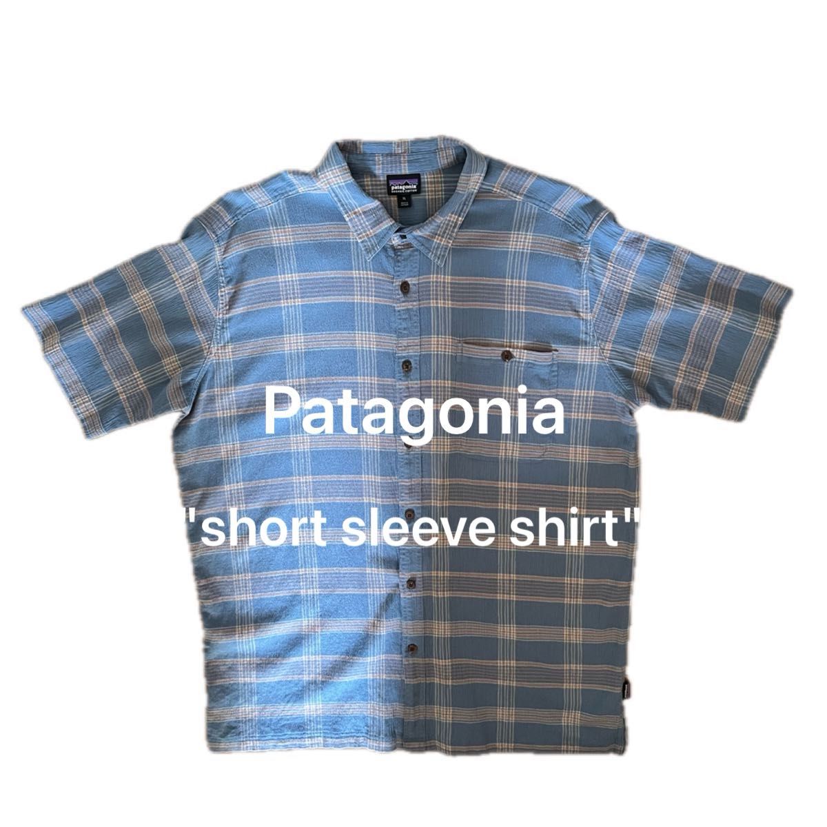 patagonia パタゴニア チェック柄半袖シャツ オーガニック patagonia パタゴニア チェック柄半袖シャツ オーガニック