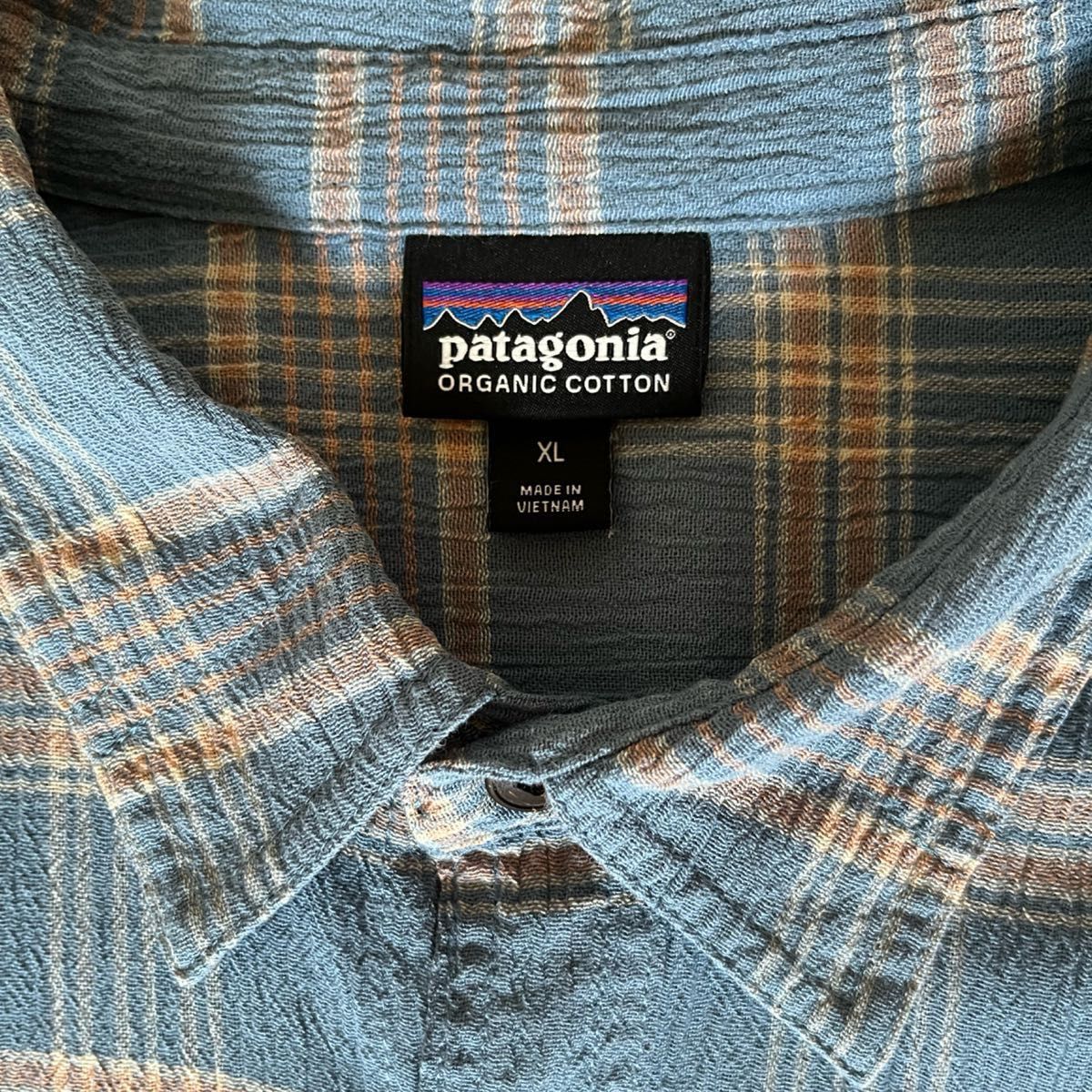 patagonia パタゴニア チェック柄半袖シャツ オーガニック patagonia パタゴニア チェック柄半袖シャツ オーガニック