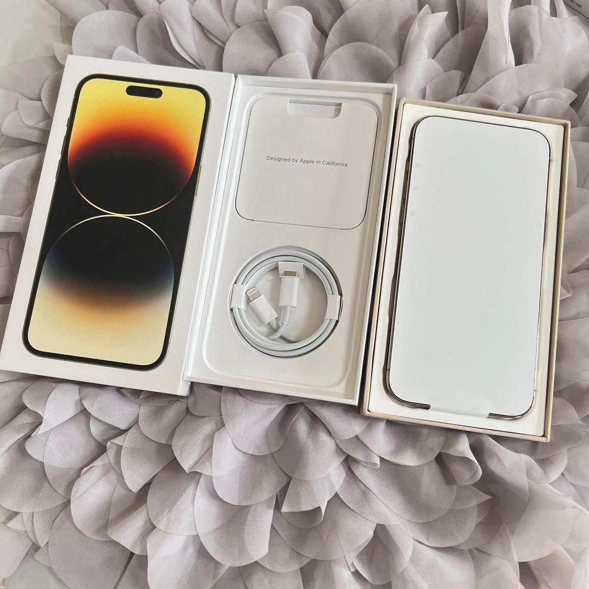 新品】iPhone 14 pro Max 128GB ゴールド SIMフリー バッテリー 新品】iPhone 14 pro Max 128GB ゴールド SIMフリー バッテリー