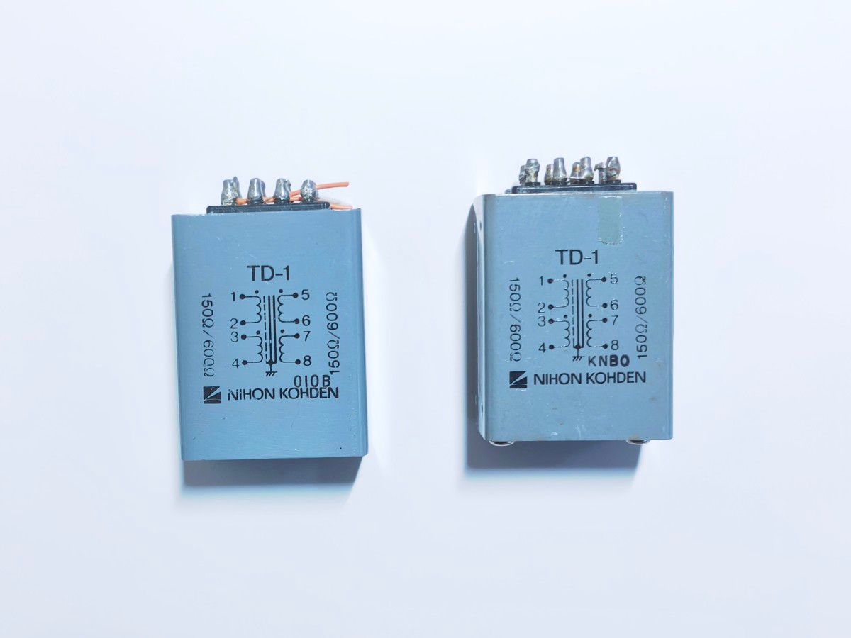 日本光電 TD-1 600Ω/150Ω 600Ω/150Ω オーディオトランス 出力 日本光電 TD-1 600Ω/150Ω 600Ω/150Ω オーディオトランス 出力