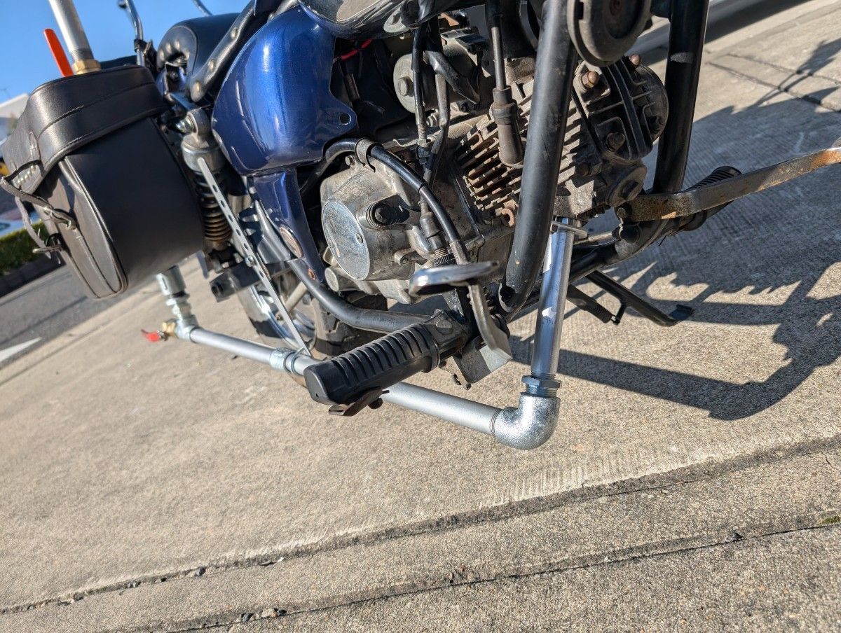 新品未使用】マグナ50 自作マフラー AC13 ホンダアメリカン 直管 新品未使用】マグナ50 自作マフラー AC13 ホンダアメリカン 直管