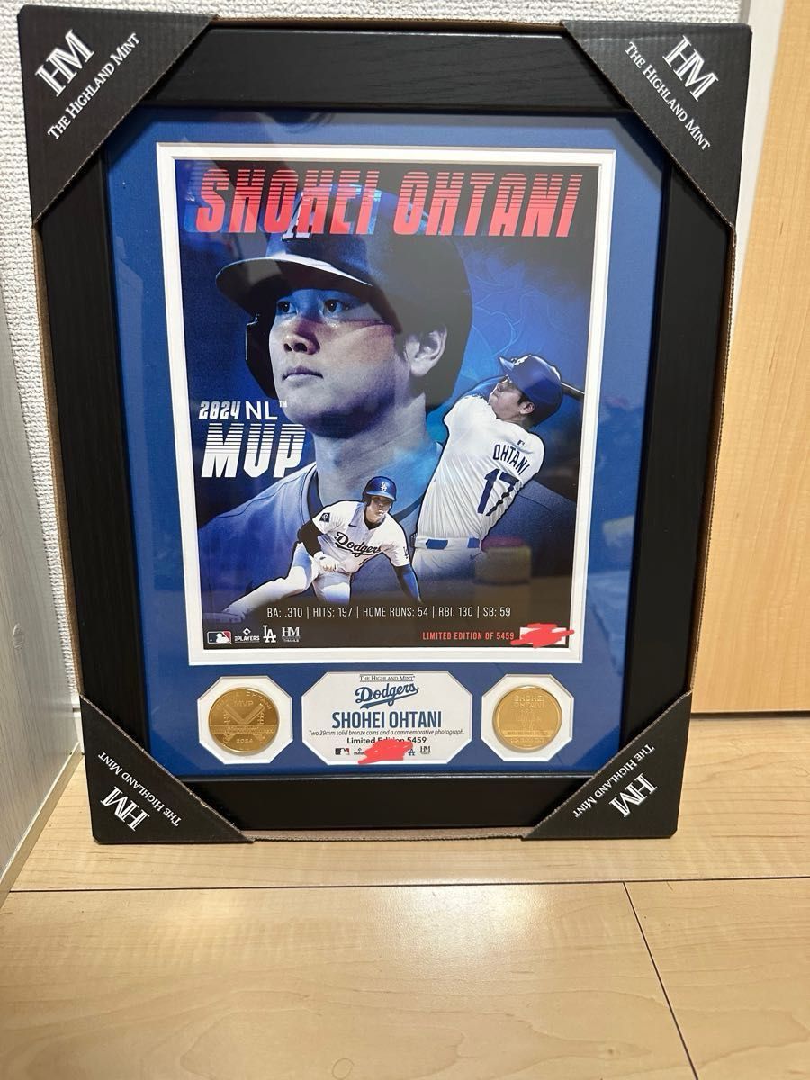 ドジャース 大谷翔平 2024 NL MVP 受賞記念 ダブルコインフォト ドジャース 大谷翔平 2024 NL MVP 受賞記念 ダブルコインフォト