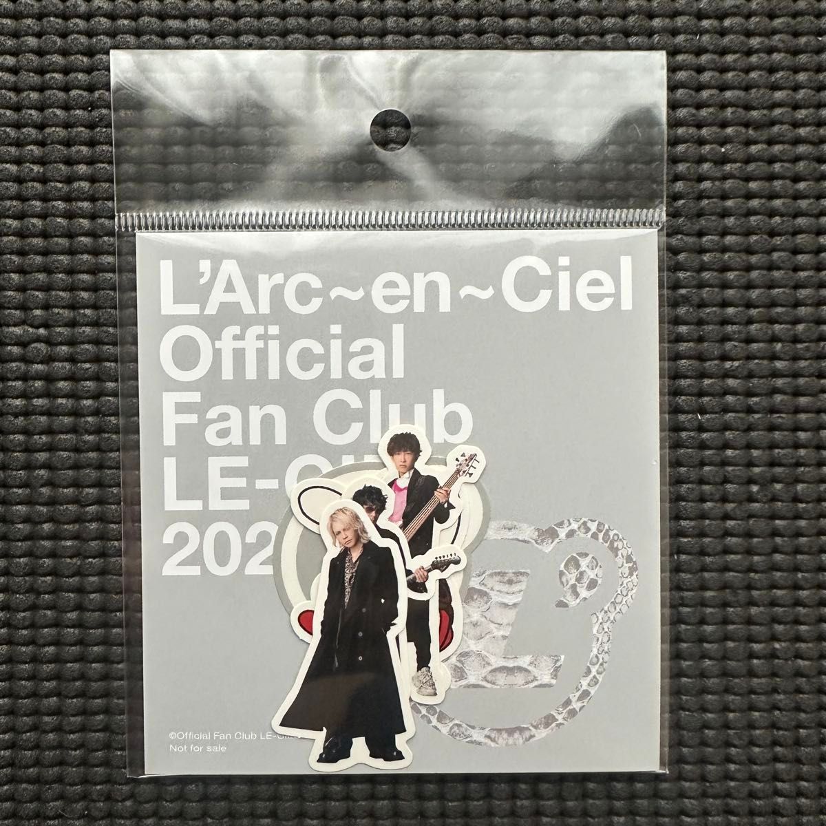 L'Arc-en-Ciel お年玉 年賀状 フレークシール 2025年 hyde ken L'Arc-en-Ciel お年玉 年賀状 フレークシール 2025年 hyde ken