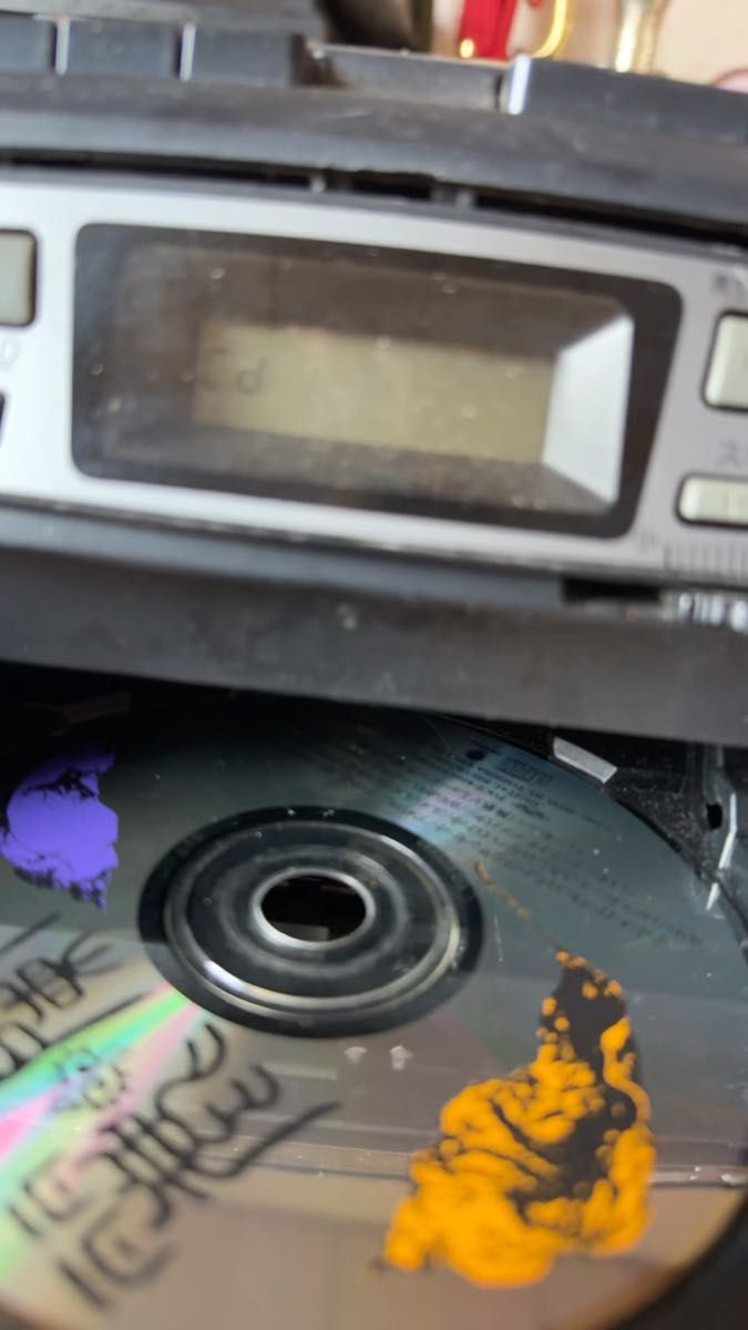 ジャンク埃まみれ でも動作確認済み Panasonic パナソニック CDラジカセ RX-DT37 ダブルカセット
