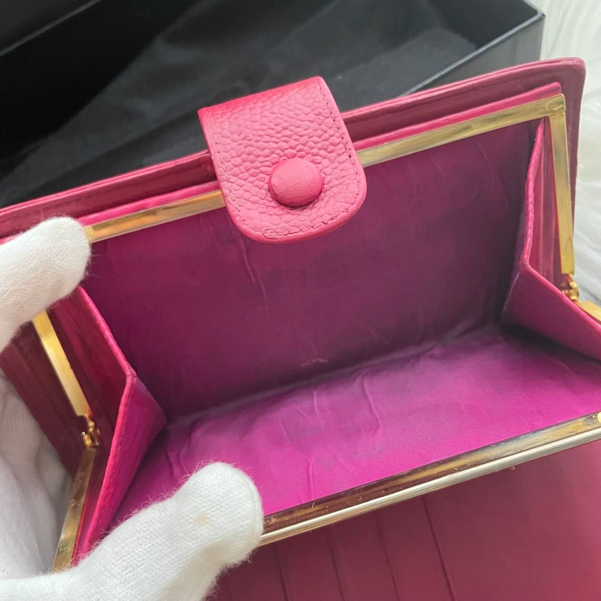 CHANEL シャネル レザー 長財布 ピンク ココマーク 二つ折り CHANEL シャネル レザー 長財布 ピンク ココマーク 二つ折り