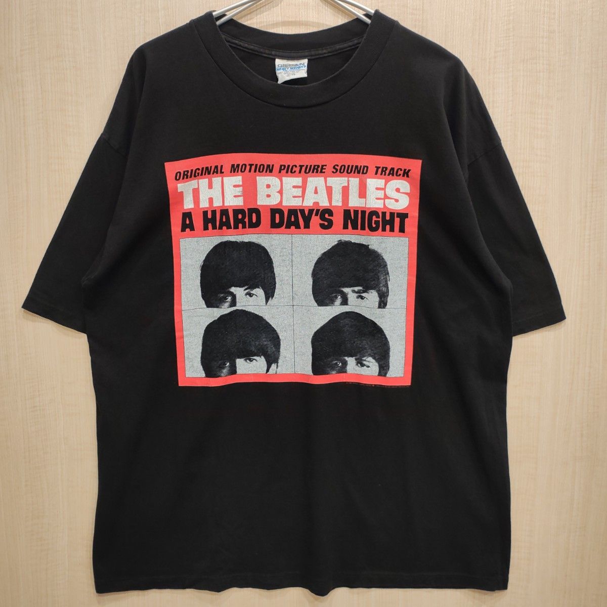 90年代 ビートルズ ハードデイズナイト Tシャツ 両面プリント 90年代 ビートルズ ハードデイズナイト Tシャツ 両面プリント