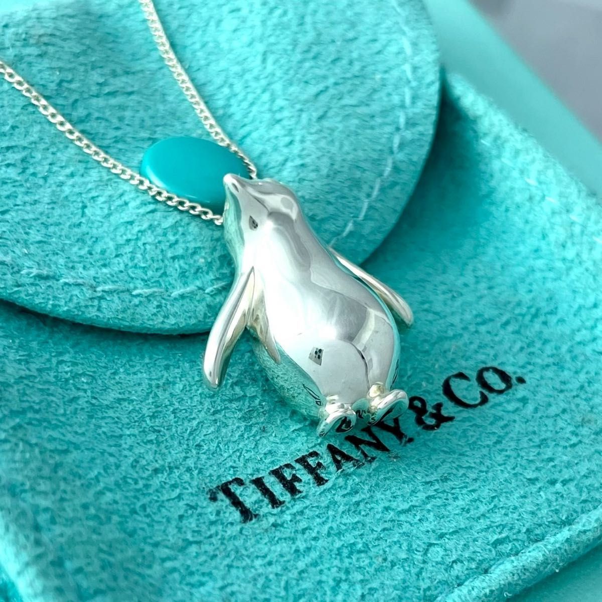 オールドティファニー 美品 ペンギン ネックレス シルバー Nc3fe オールドティファニー 美品 ペンギン ネックレス シルバー Nc3fe