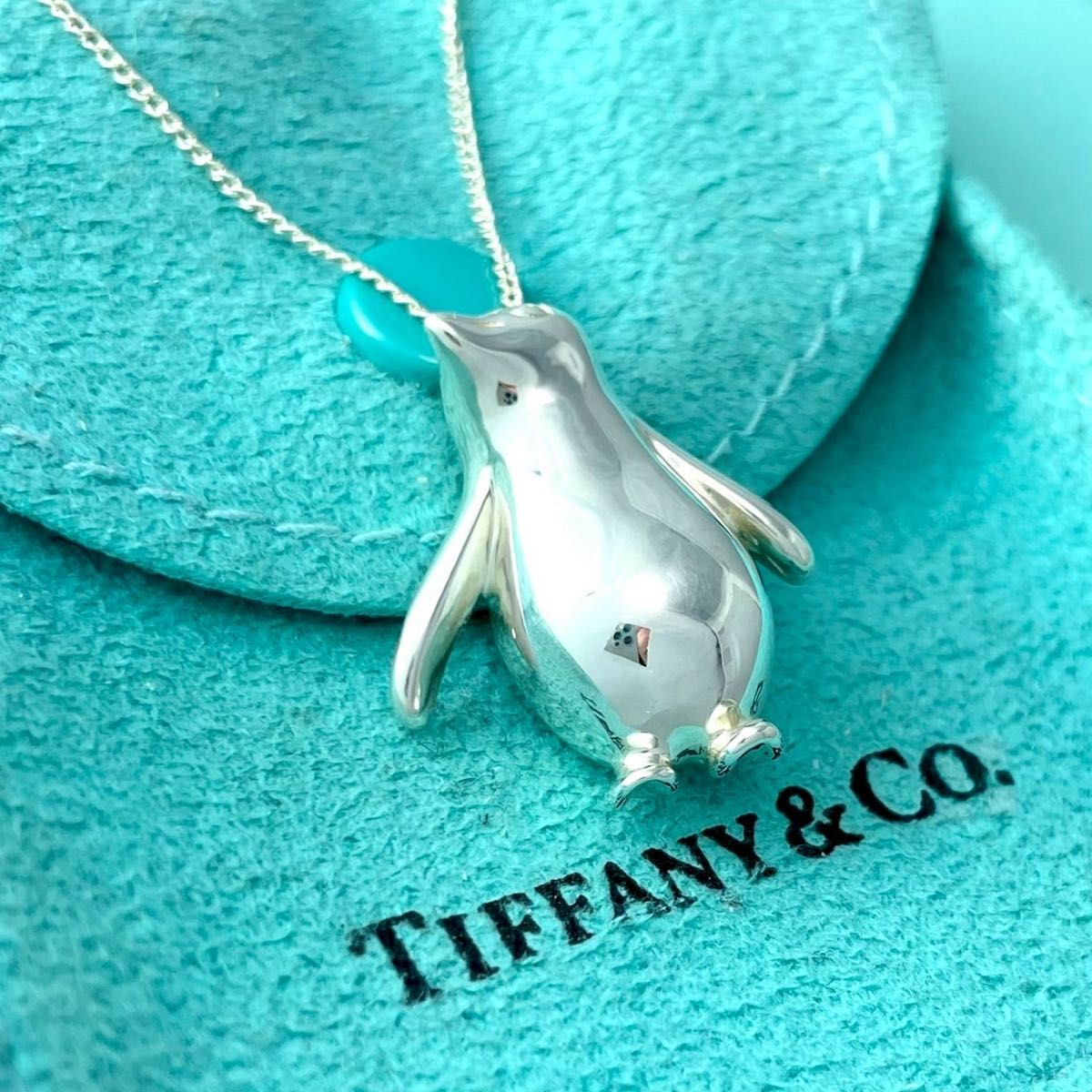オールドティファニー 美品 ペンギン ネックレス シルバー Nc3fe オールドティファニー 美品 ペンギン ネックレス シルバー Nc3fe