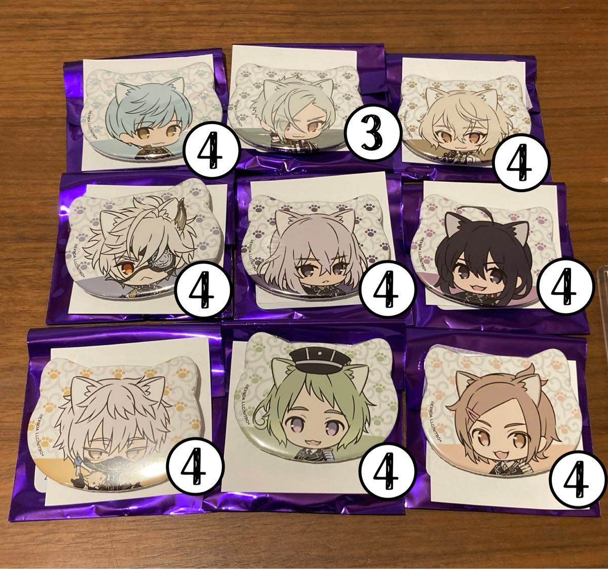 刀剣乱舞 刀猫男士 猫耳バッジコレクション|Yahoo!フリマ(旧 刀剣乱舞 刀猫男士 猫耳バッジコレクション|Yahoo!フリマ(旧