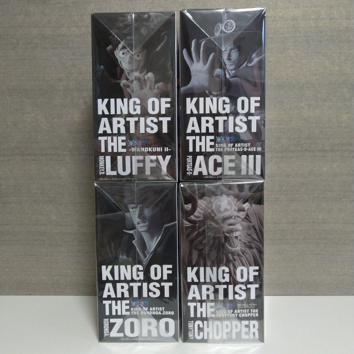 未開封】ワンピース/KING OF ARTIST/ルフィ/エース/チョッパー 未開封】ワンピース/KING OF ARTIST/ルフィ/エース/チョッパー