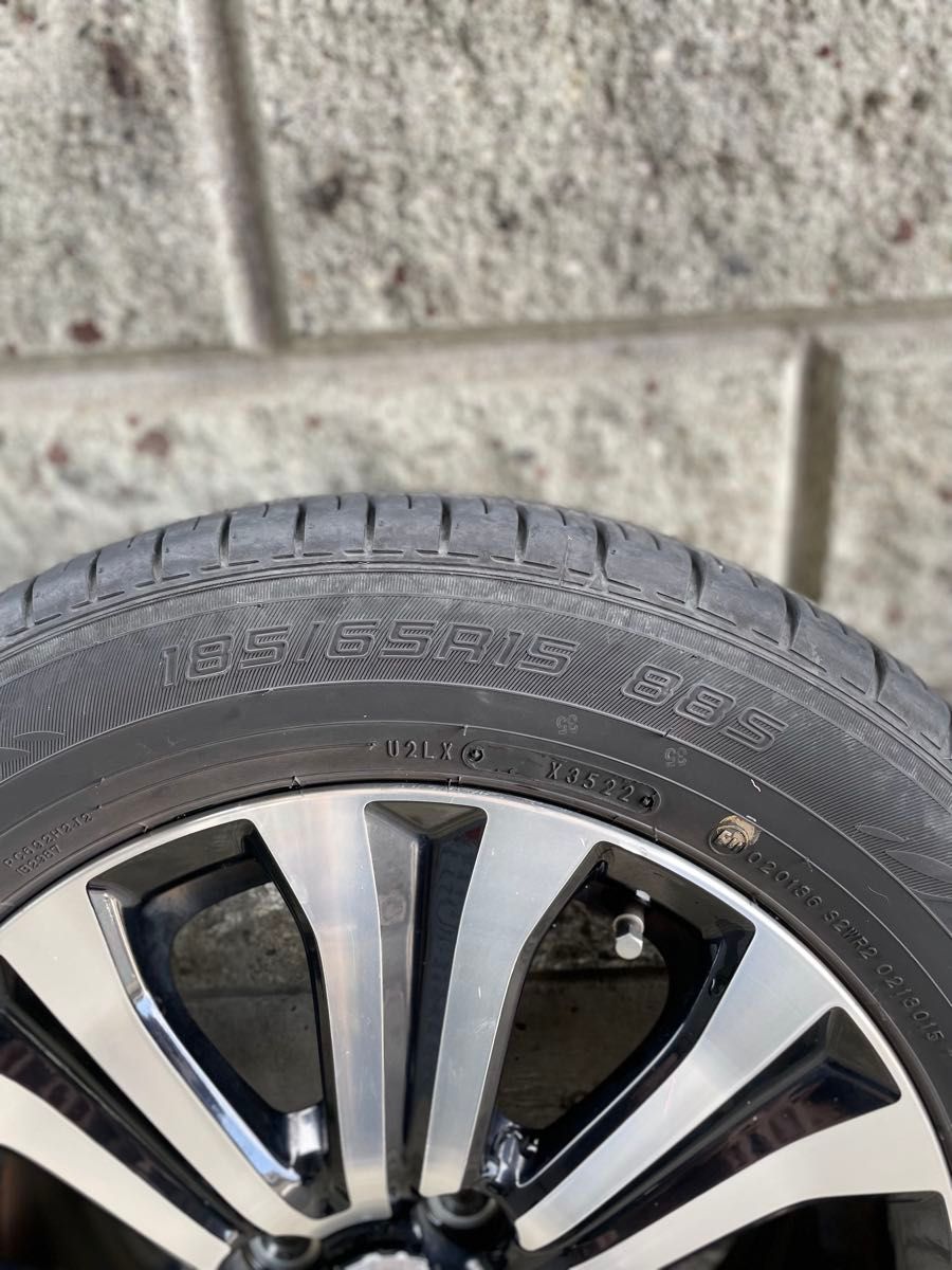 ①ホンダ純正アルミホイールタイヤセット4本 (2022年製 ①ホンダ純正アルミホイールタイヤセット4本 (2022年製