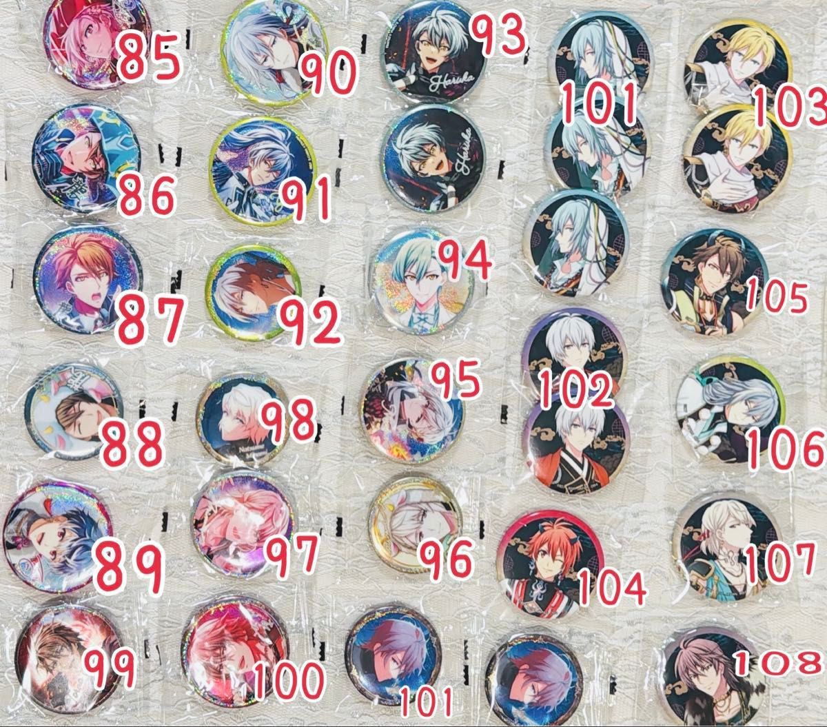 アイナナ アイドリッシュセブン 缶バッジ 一織 大和 三月 環 壮 アイナナ アイドリッシュセブン 缶バッジ 一織 大和 三月 環 壮