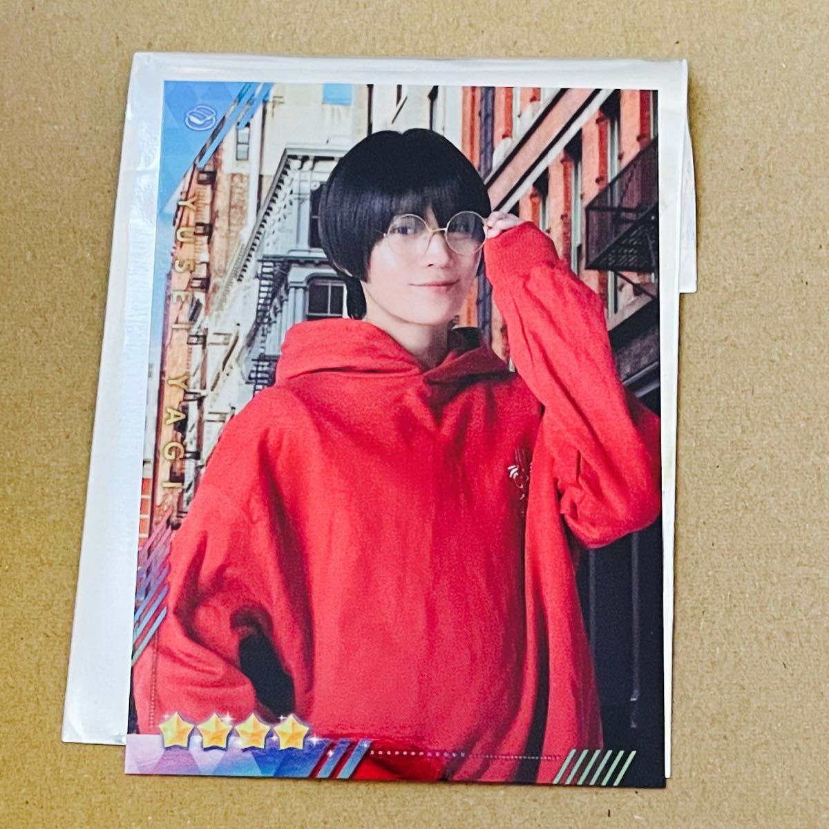 FANTASTICS 八木勇征 メガネver ビジュアルカード トラキン FANTASTICS 八木勇征 メガネver ビジュアルカード トラキン