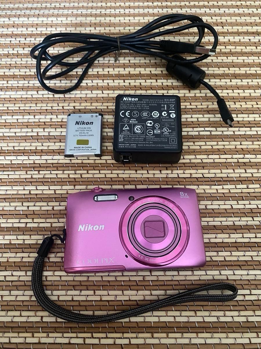 ニコン NIKON COOLPIX S3600 光学8倍 高画質 デジカメ ピンク ニコン NIKON COOLPIX S3600 光学8倍 高画質 デジカメ ピンク