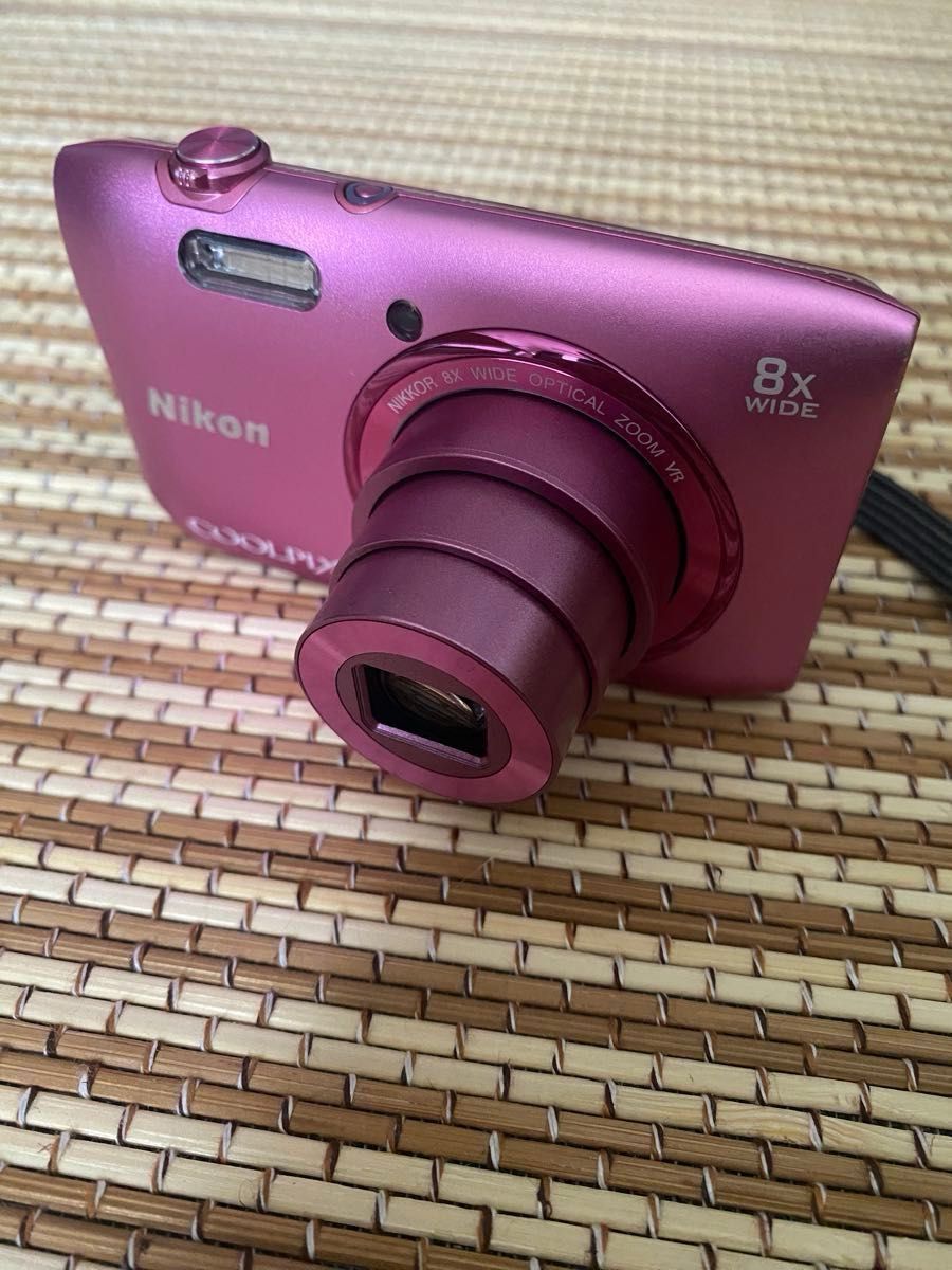 ニコン NIKON COOLPIX S3600 光学8倍 高画質 デジカメ ピンク ニコン NIKON COOLPIX S3600 光学8倍 高画質 デジカメ ピンク