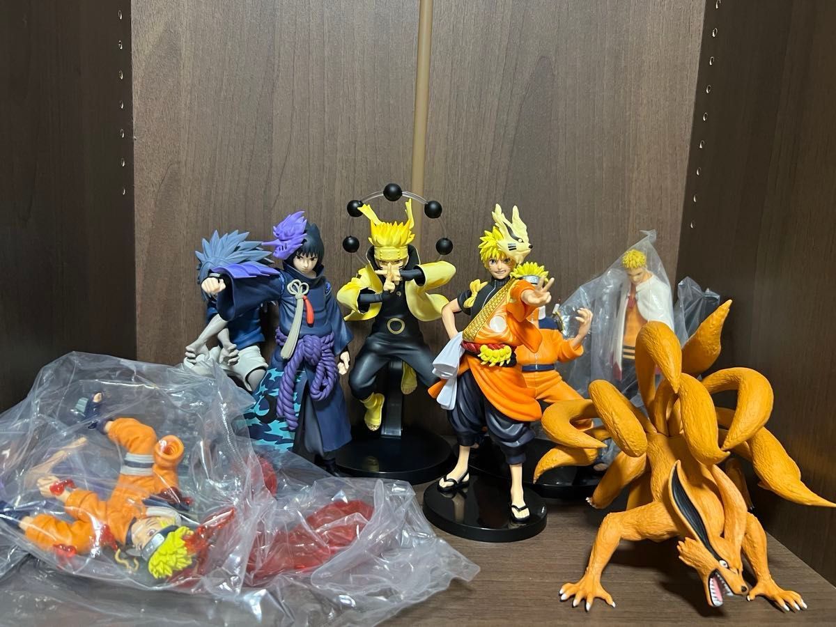 NARUTOフィギュアまとめ売り ナルト サスケ 九喇嘛 プライズ 8点 NARUTOフィギュアまとめ売り ナルト サスケ 九喇嘛 プライズ 8点