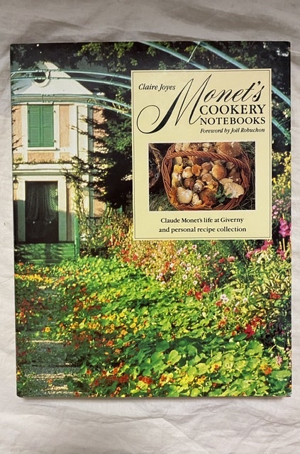 Monet's Cookery Notebooks　Claire Joyes 1989年　英語　モネの料理帖　ジベルニー　印象派_画像1
