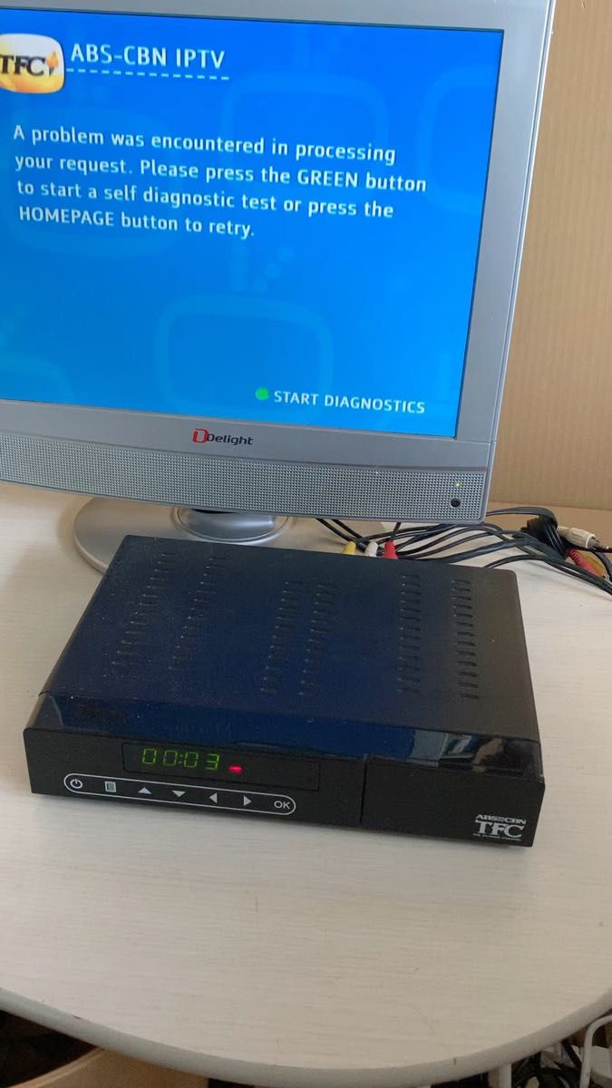 ABS-CBN TFC IPTV セットトップボックスとリモコン IP8950MT 値下げなし