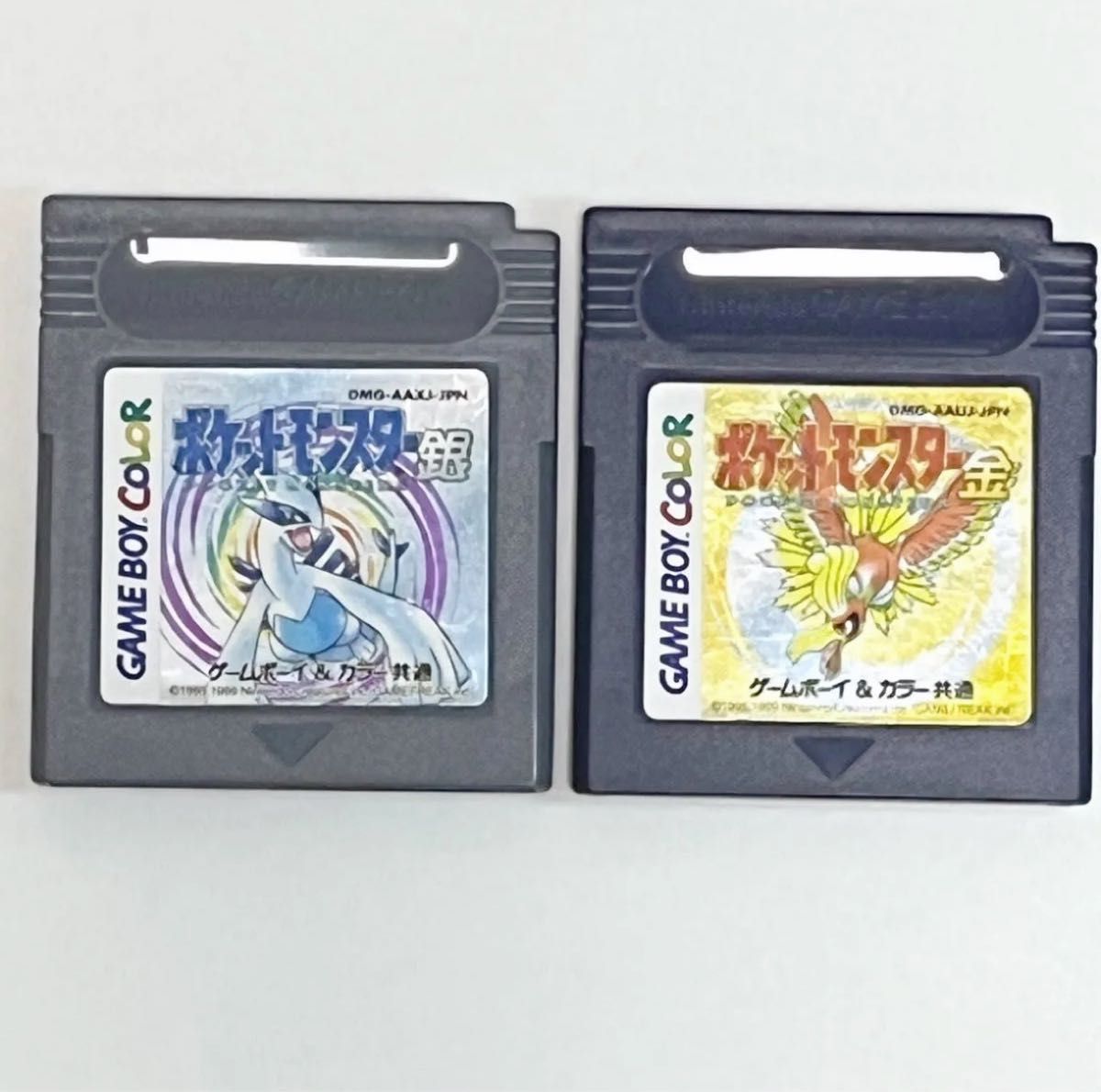 電池交換済み】ポケットモンスター 金 銀 ゲームボーイ GB 電池交換済み】ポケットモンスター 金 銀 ゲームボーイ GB