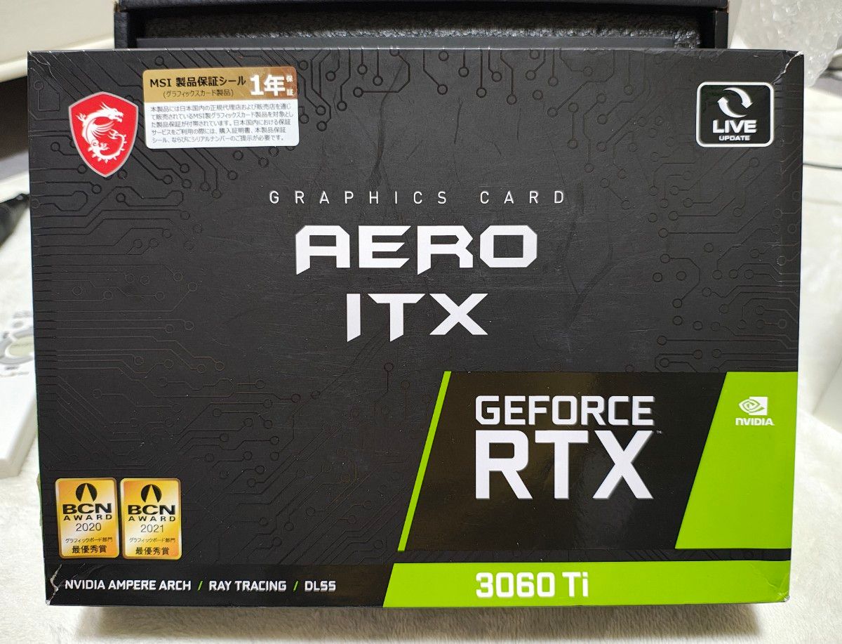 NVIDIA MSI GeForce RTX3060Ti 8GB AERO ITX LHR ジャンク NVIDIA MSI GeForce RTX3060Ti 8GB AERO ITX LHR ジャンク