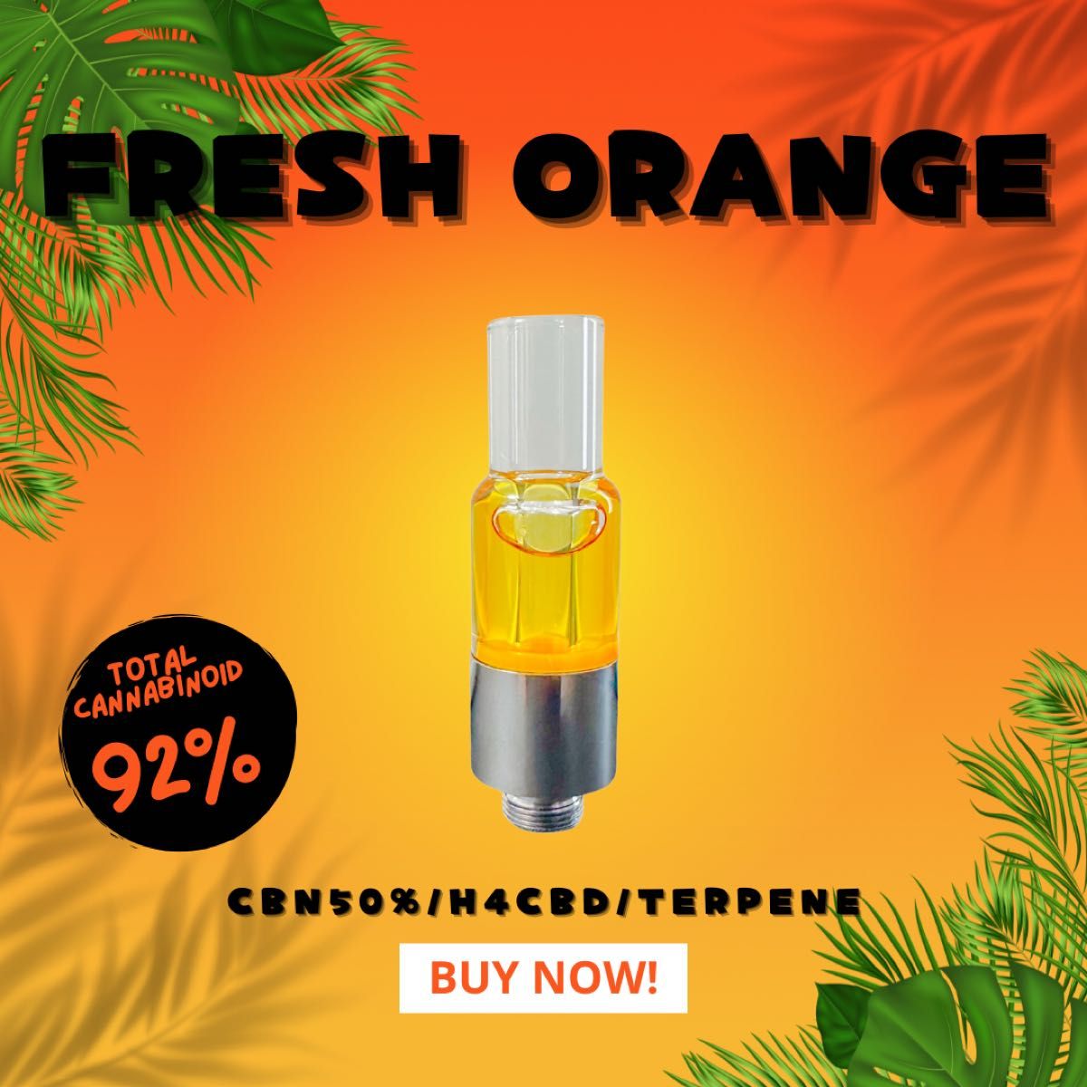 フルガラス】高濃度CBNリキッド 1ml FreshOrange CBD CBG CNP フルガラス】高濃度CBNリキッド 1ml FreshOrange CBD CBG CNP
