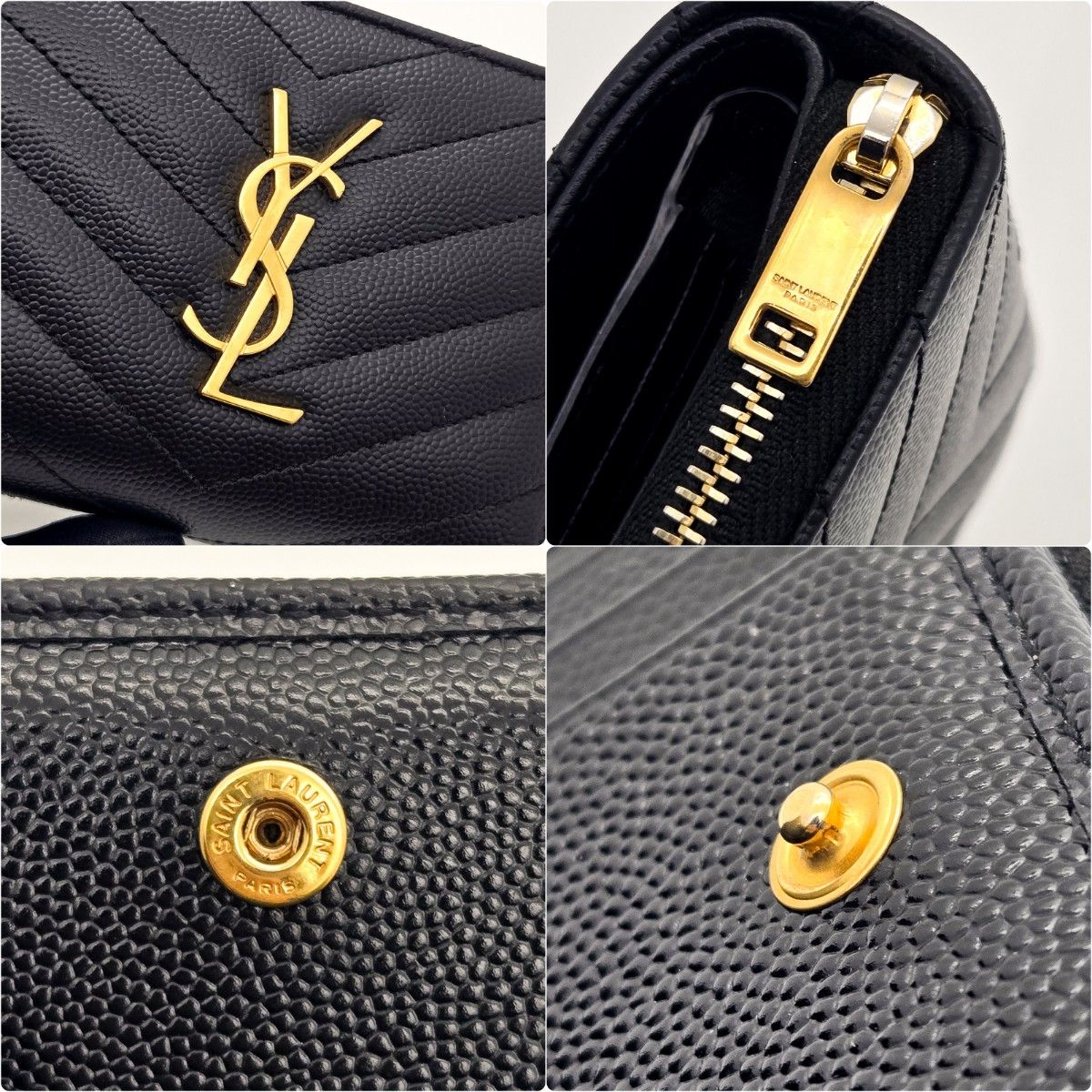 サンローラン 財布 YSL カサンドラ コンパクト Vステッチ サンローラン 財布 YSL カサンドラ コンパクト Vステッチ