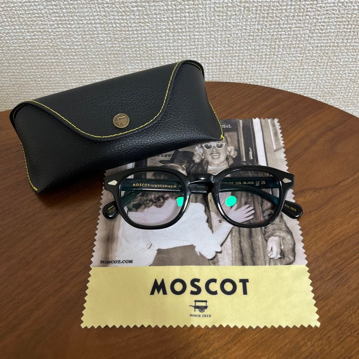 正規品】MOSCOT LEMTOSH サングラス ブラック 46 川口春奈 正規品】MOSCOT LEMTOSH サングラス ブラック 46 川口春奈