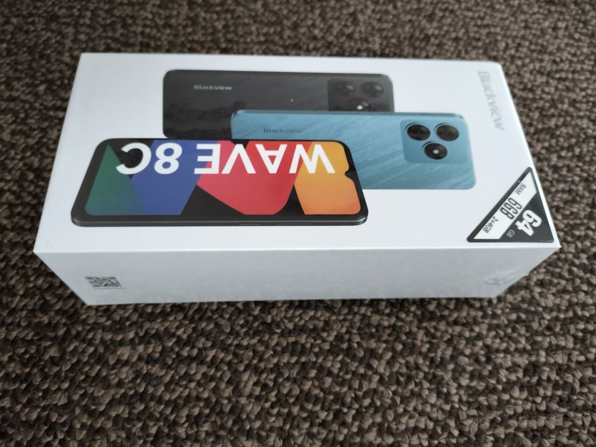 Blackview WAVE 8C スマートフォン ブラック系 新品未開封 RAM Blackview WAVE 8C スマートフォン ブラック系 新品未開封 RAM
