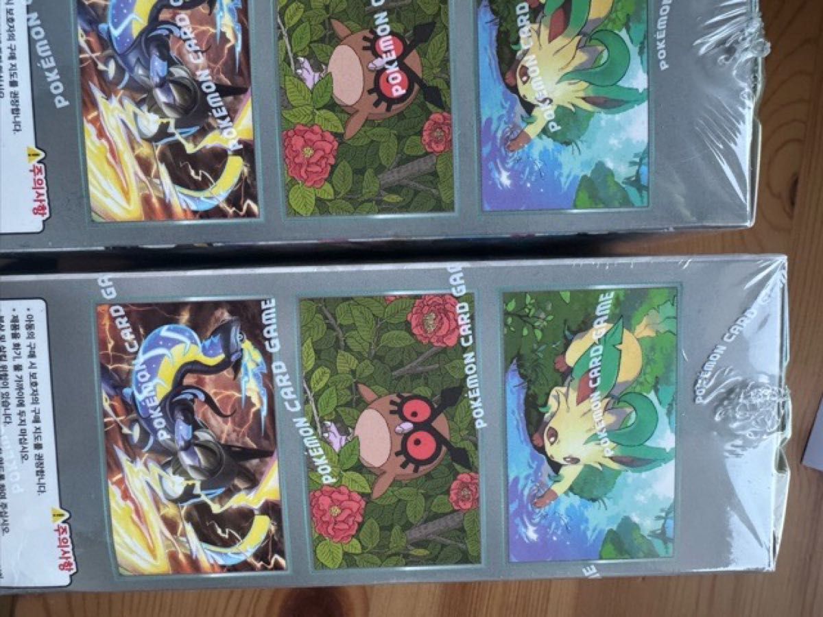 韓国語 ハングル語 テラスタルフェスex ポケモンカード 2つ box 韓国語 ハングル語 テラスタルフェスex ポケモンカード 2つ box