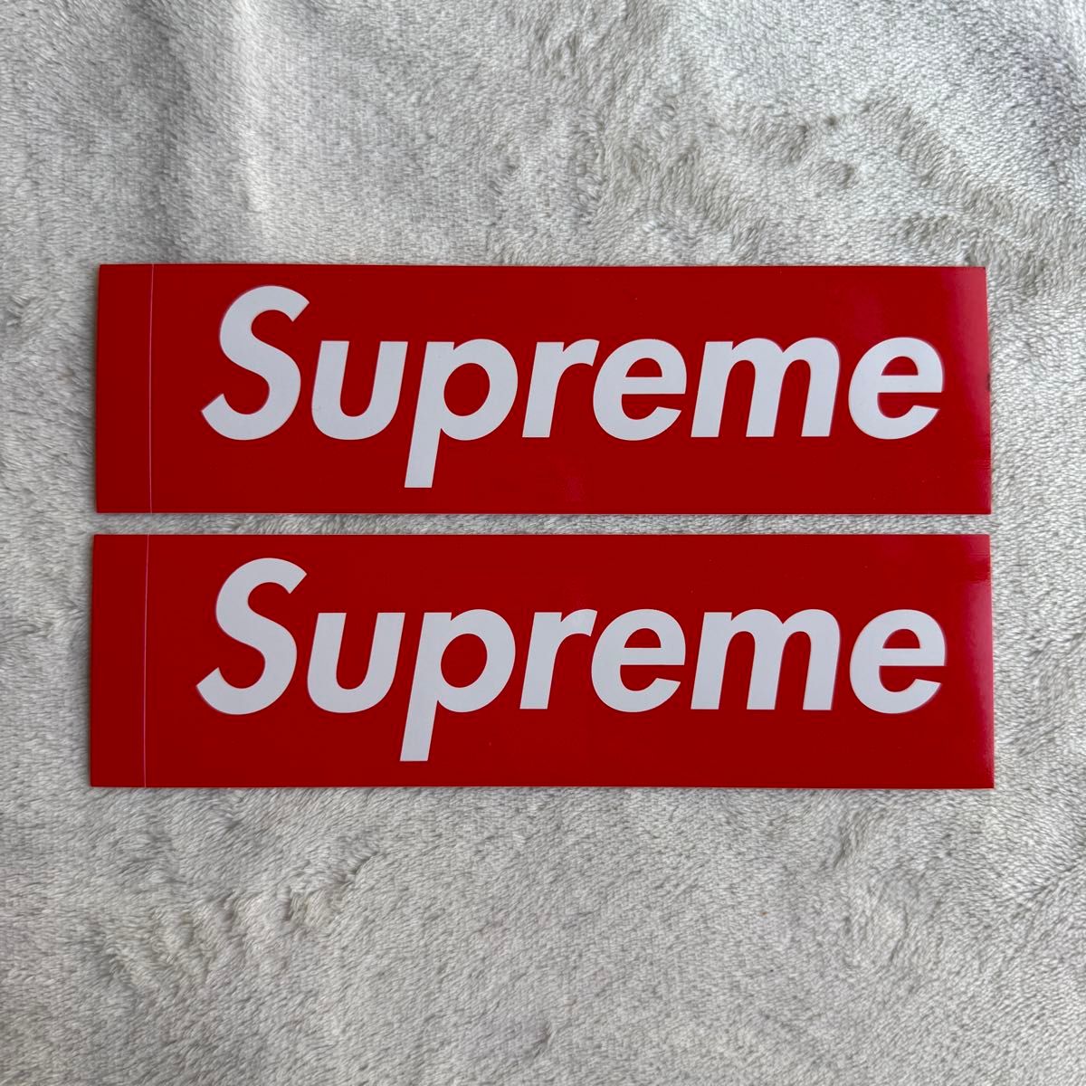Supreme シュプリーム ボックスロゴ ステッカー2枚 正規品 Supreme シュプリーム ボックスロゴ ステッカー2枚 正規品