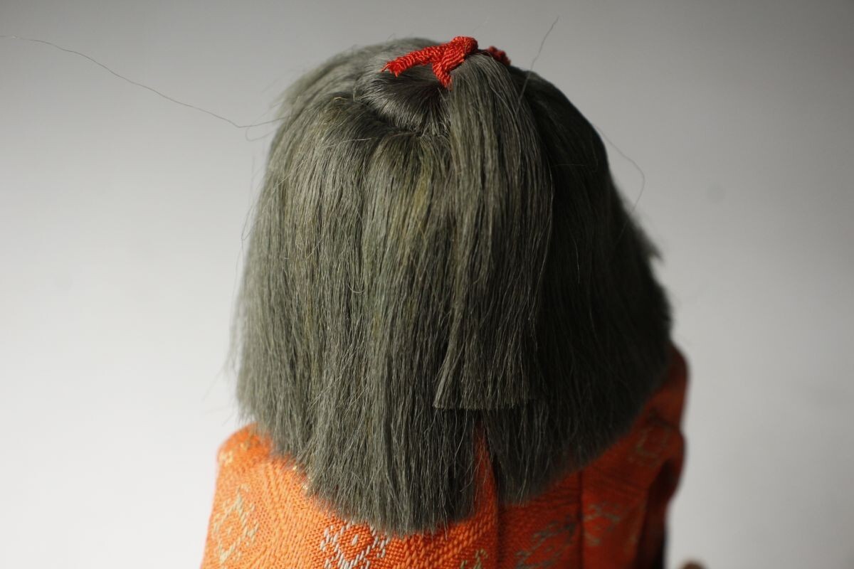 LIG】陽門会人形展購入品 衣装人形 「童女」 20㎝ 置物 台座 箱