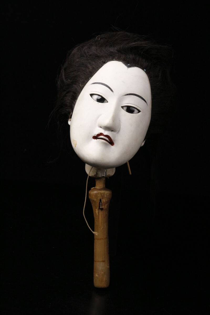 LIG】文楽人形 女形 かしら 娘頭 頭部 浄瑠璃人形 からくり人形 LIG】文楽人形 女形 かしら 娘頭 頭部 浄瑠璃人形 からくり人形