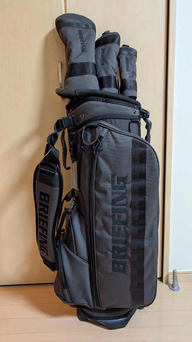 BRIEFING CR-4 #03 ECO CANVAS キャディバッグ ヘッドカバー3個 BRIEFING CR-4 #03 ECO CANVAS キャディバッグ ヘッドカバー3個